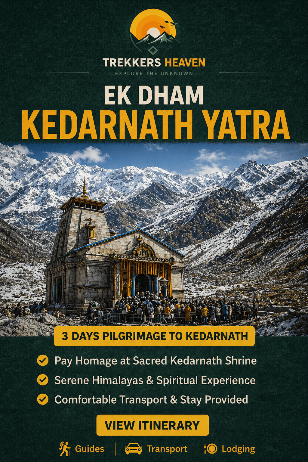 Ek Dham Kedarnath Yatra